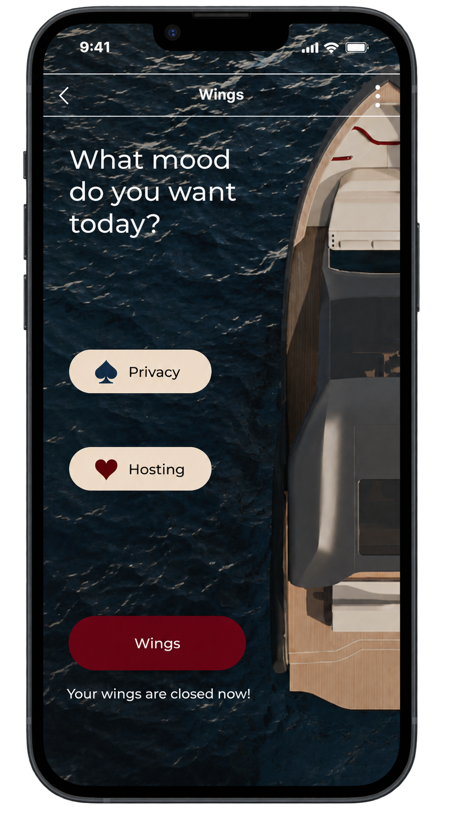 Elysian app screen