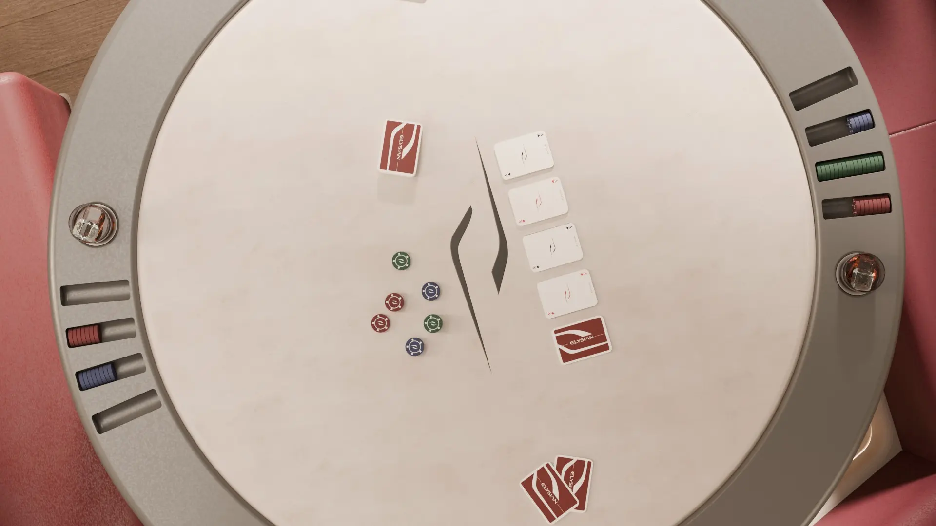 Poker table on Elysian
